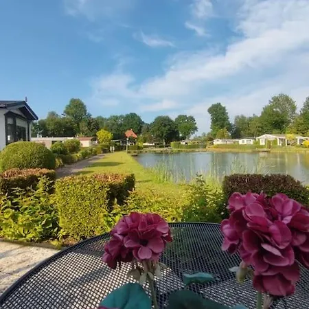 Zonnig Chalet Aan Mooie Visvijver Chalet Voorthuizen